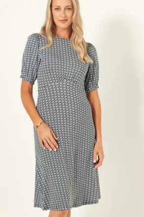 Carolina Dress Geometric Print Preorder Early October