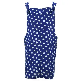 Chic Tea Shift Dungaree Dress - Stars