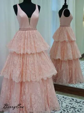 Custom Design Prom Dresses, Fluffy Prom Dresses, Cute Prom Dresses