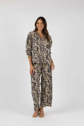 Eden Pant in Navy Print HS24318 by Humidity Lifestyle