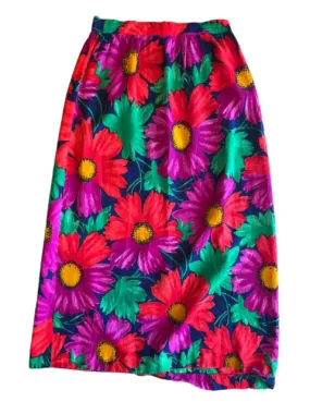 Happy Flower Maxi Skirt