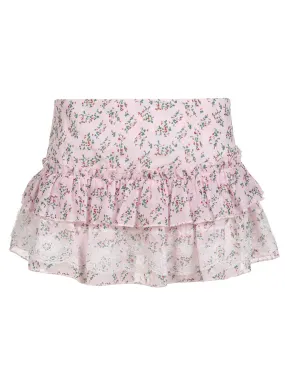 Leila Ruffle Mini Skirt