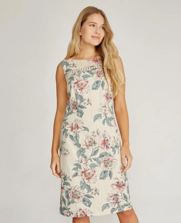 Lily Floral Print Shift Dress