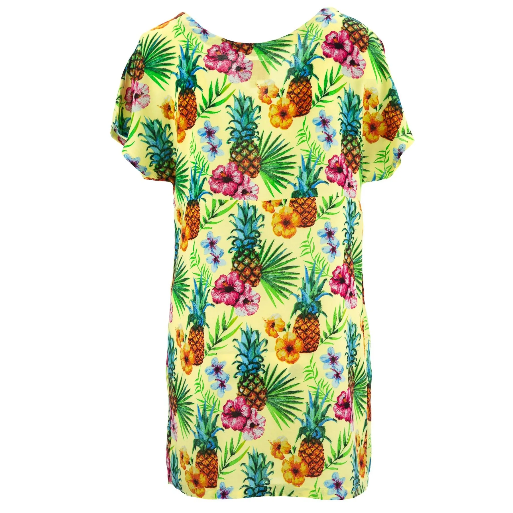 Lolo Short Shift Dress - Pineapple Oasis