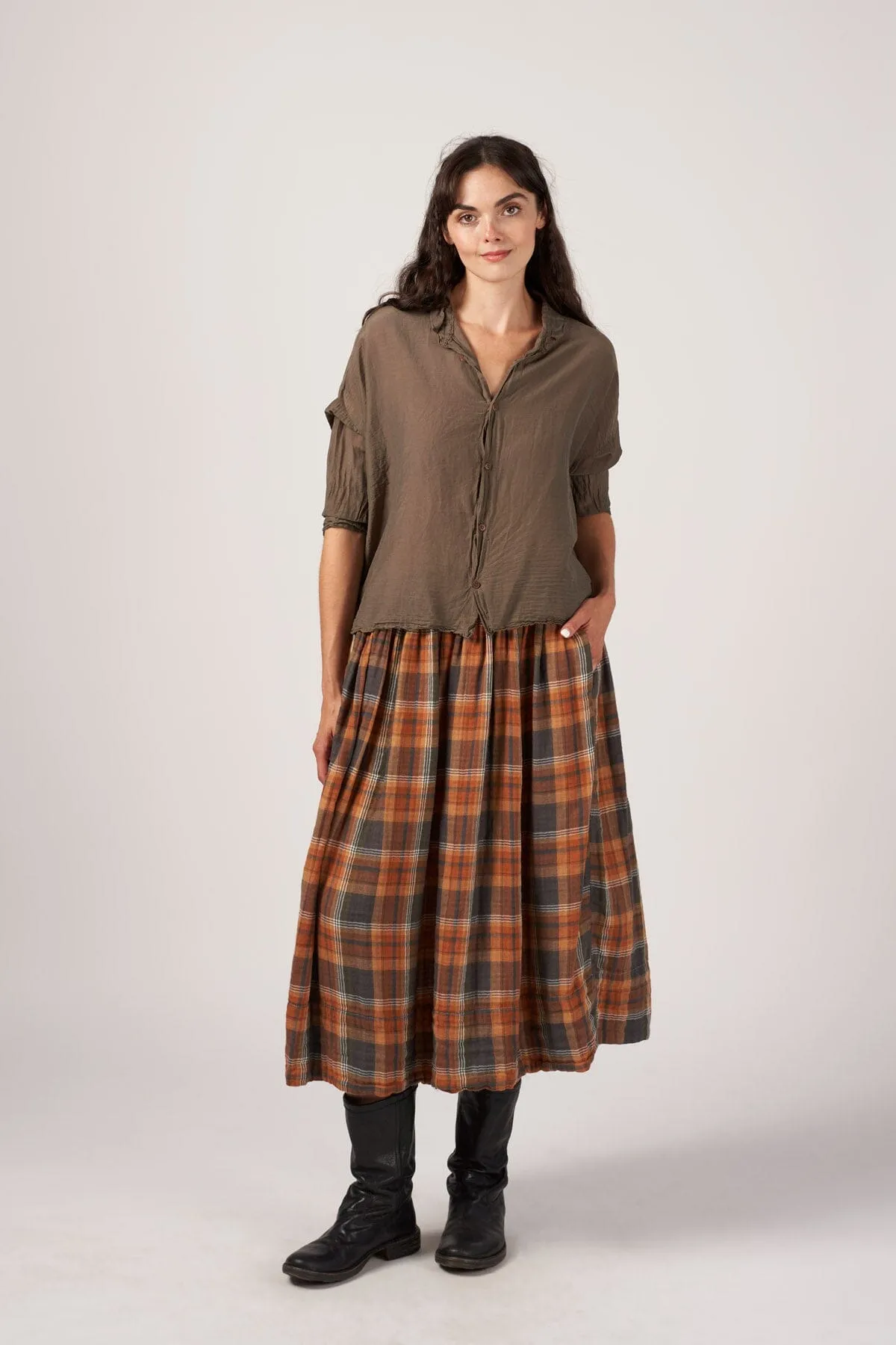 Manon - Double Cotton Gauze Plaid