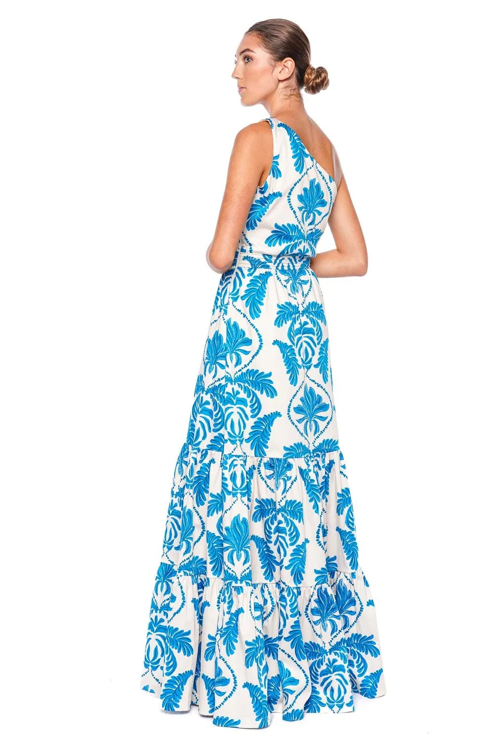 Miramar One Shoulder Cotton Maxi Dress