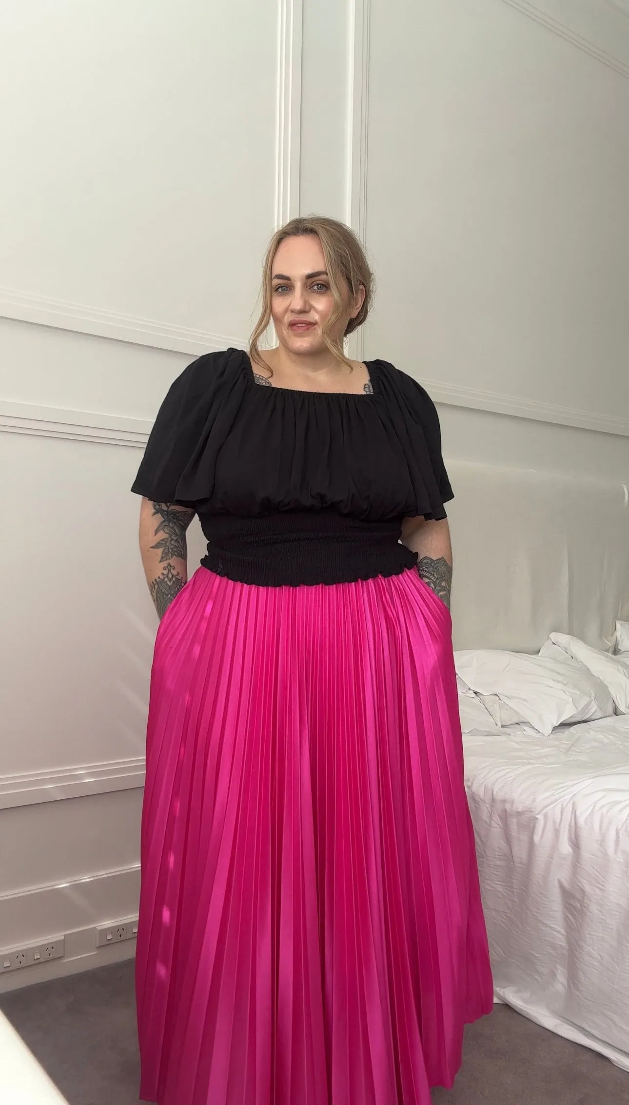 Nina Maxi Skirt - Pink