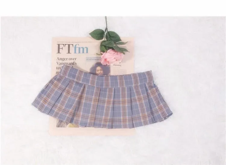 Plaid Micro Skirt