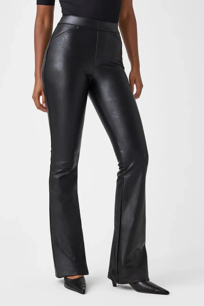 Spanx Leather Like Flare Pants