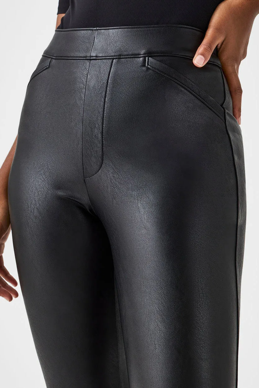 Spanx Leather Like Flare Pants