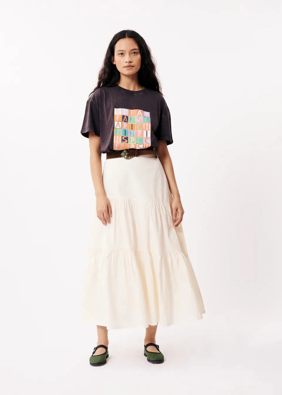 The Audrey Skirt by FRNCH - Cream