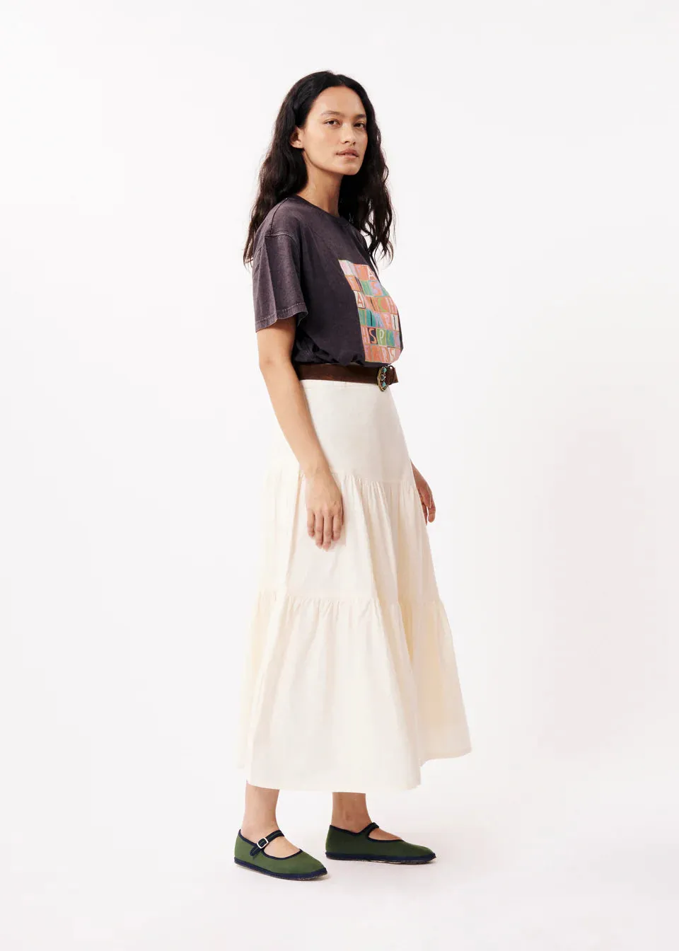 The Audrey Skirt by FRNCH - Cream