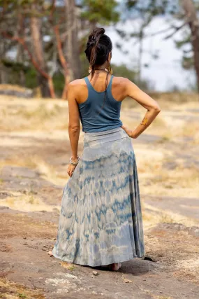 Triple Moon Skirt - shibori 30% off